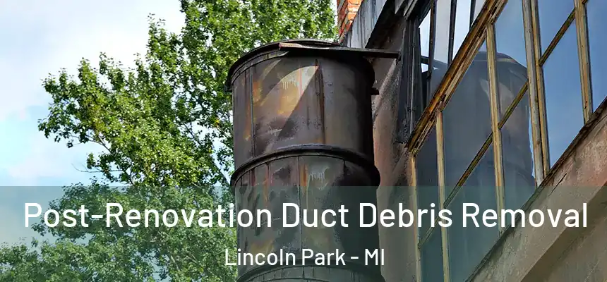  Post-Renovation Duct Debris Removal Lincoln Park - MI